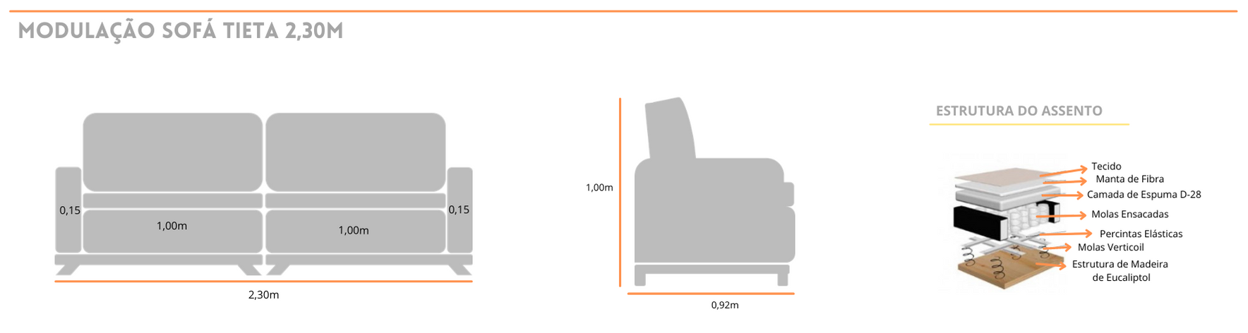 Estofado Tieta - Especificações