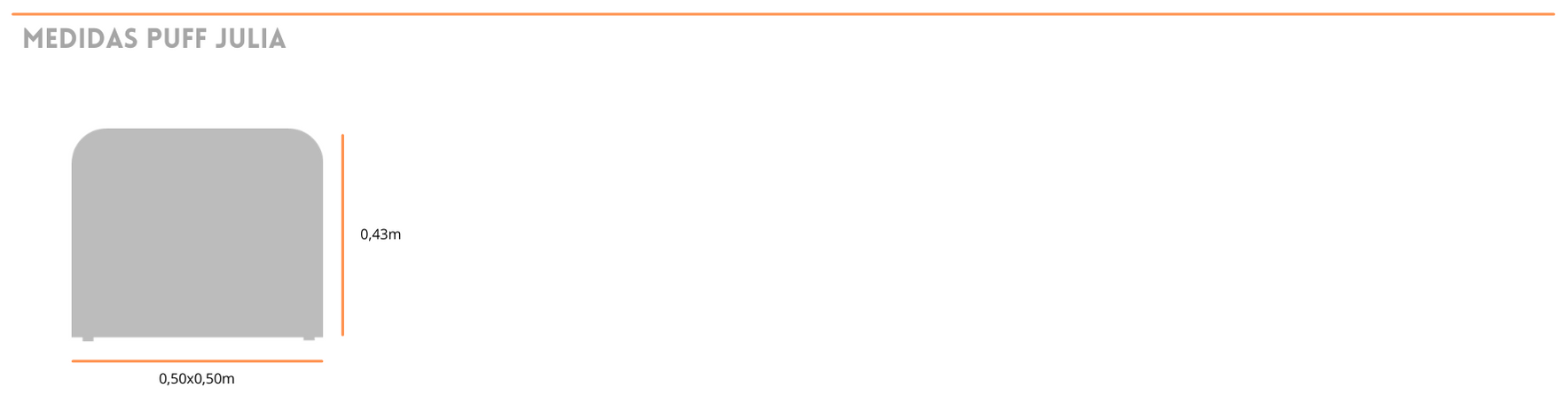 PUFF JULIA - Especificaciones